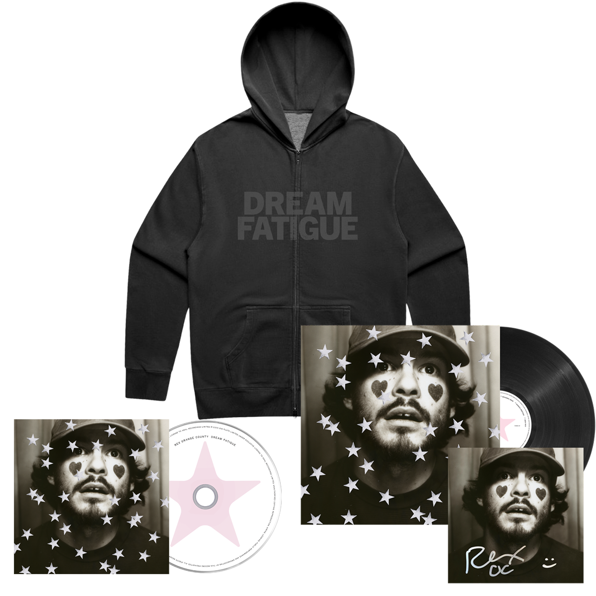DREAM FATIGUE - STANDARD LP + STANDARD CD + HOODIE + SIGNED ART CARD