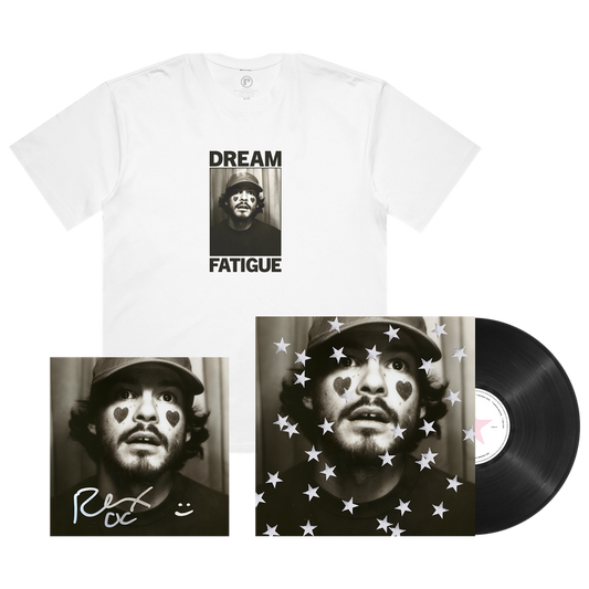 DREAM FATIGUE - BLACK STANDARD LP + TEE + SIGNED ART CARD